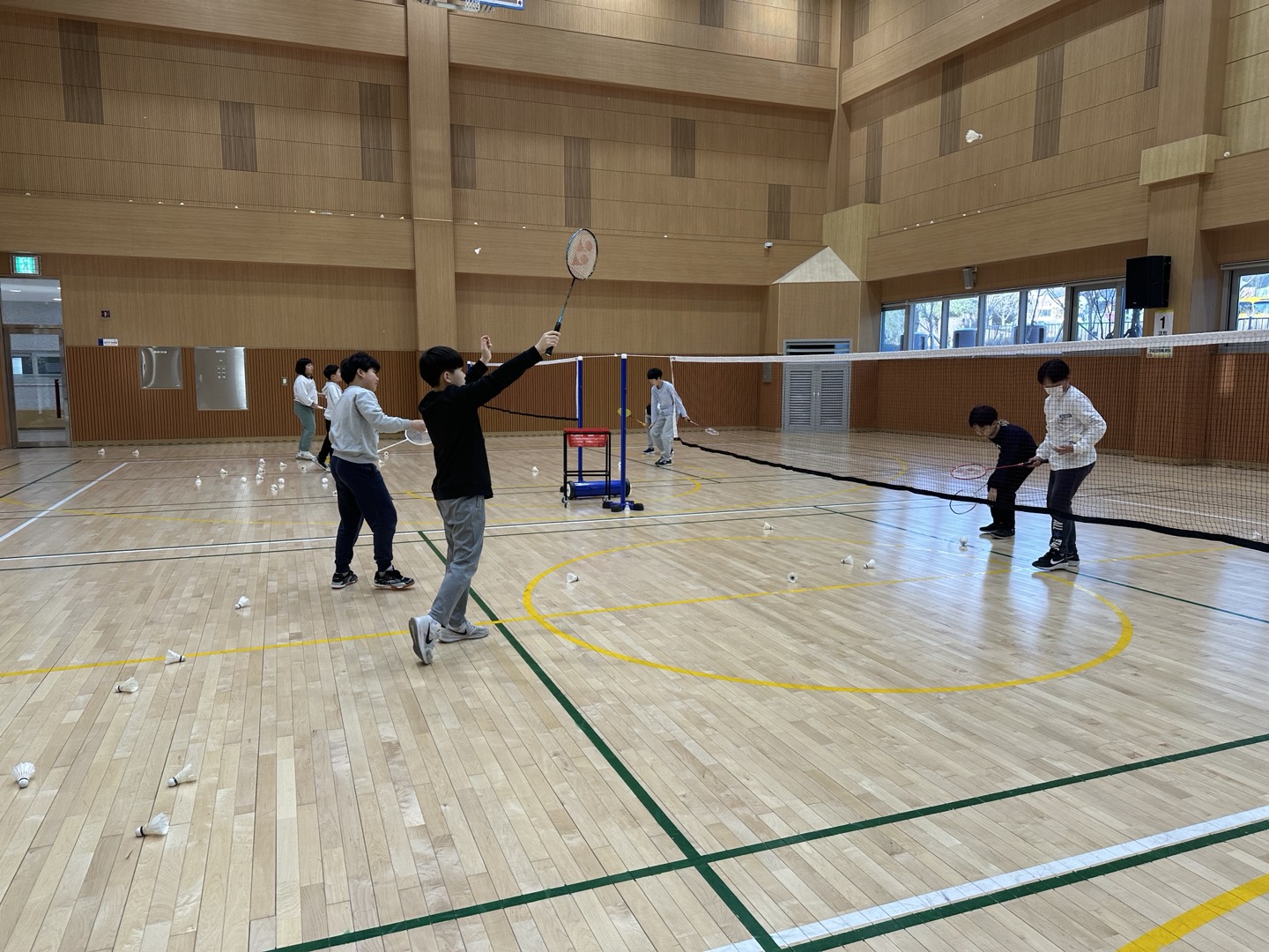 생활체육지도 (배드민턴) 대면지도 수업사진