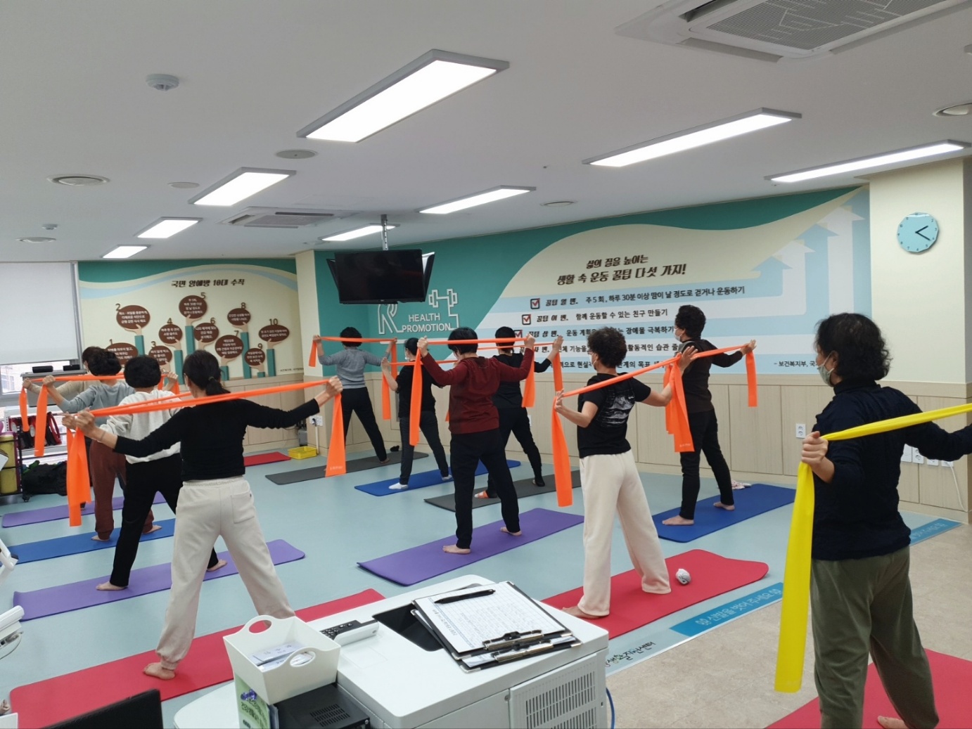 [생활체육] 생활체육지도자 (근력운동) 대면 지도 수업사진
